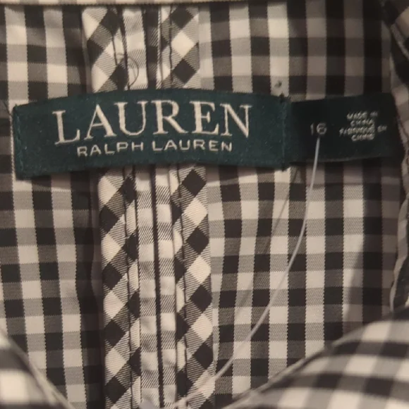 Ralph Lauren Gingham Twill Plaid Twill Double Breasted Rain Coat With Belt - Picture 2 of 13